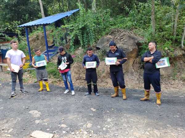 Capacitamos a 34 operarios de la Mina Fortaleza 5